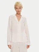 Piżamy damskie - Tommy Hilfiger Koszulka piżamowa UW0UW05635 Różowy Loose Fit - miniaturka - grafika 1