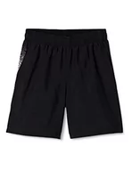 Spodenki damskie - Under Armour Ua tkane szorty chłopięce z grafiką, lekkie, wygodne i luźne szorty dla nastolatków, pakowane sportowe szorty zaprojektowane z myślą o rozgrzewce - miniaturka - grafika 1