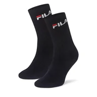 Skarpetki męskie - Skarpety Wysokie Męskie Fila F4401-AW24 (2-pack) Czarny - miniaturka - grafika 1
