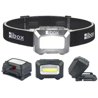 Latarki - Latarka akumulatorowa czołowa 3 W COB LED LB0107 LIBOX - miniaturka - grafika 1