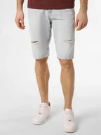 Spodenki męskie - Tommy Jeans Męskie szorty dżinsowe - Ryan Mężczyźni Bawełna niebieski jednolity, 30 - miniaturka - grafika 1