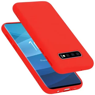 Etui ochronne Cadorabo do Samsung Galaxy S10 PLUS w kolorze czerwonym Etui na telefon komórkowy Pokrowiec TPU Etui - Etui i futerały do telefonów - miniaturka - grafika 1