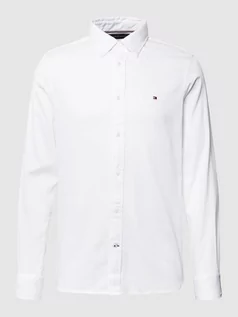 Koszule męskie - Koszula casualowa o kroju slim fit z kołnierzykiem typu button down model ‘CORE’ - grafika 1