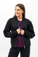 Kurtki damskie - Kurtka dresowa ,,HANA czarny - miniaturka - grafika 1