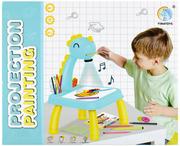 Zabawki kreatywne - Mega Creative Projektor Stolik + akcesoria 498831 - miniaturka - grafika 1