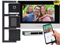 Wideodomofony - Zestaw modułowy jednorodzinny wideodomofon IP Vidos ONE M2010 A2000G/D/LCD FullHD IPS Szyfrator Natynkowy - miniaturka - grafika 1