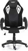 Fotele gamingowe - Fotel Nordhold Ullr czarno-biały - miniaturka - grafika 1