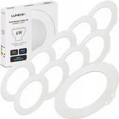 Lampy sufitowe - 10x Panel plafon sufitowy Led Podtynkowy Okrągły 6W 540lm Niemruga CCD Slim - miniaturka - grafika 1