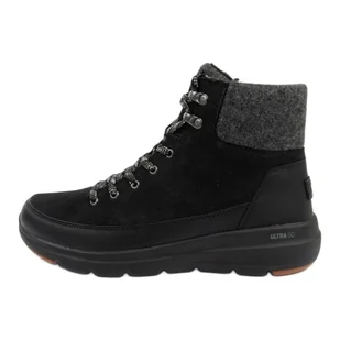 Buty Skechers 144204/BKGY czarne - Botki damskie - miniaturka - grafika 1