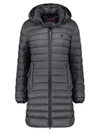 Kurtki damskie - ANAPURNA Płaszcz pikowany "Akitalana" w kolorze antracytowym - miniaturka - grafika 1