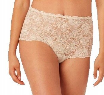 Majtki wysokie koronkowe Intimissimi koronka beżowe cieliste 6/XXL