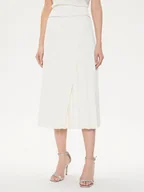 Spódnice - Rinascimento Spódnica midi CFC0118252003 Biały Regular Fit - miniaturka - grafika 1