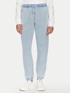 Guess Jeans Spodnie dresowe W5GB32 KCTJ1 Niebieski Regular Fit - Spodnie sportowe damskie - miniaturka - grafika 1