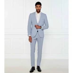 HUGO Wełniany garnitur Arti/Hesten232X Extra slim fit - Garnitury - miniaturka - grafika 1