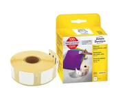 Etykiety do drukarek - Dymo Etykiety papierowe 25x25 do drukarek LABELWRITER AVERY ZWECKFORM trwałe białe na rolce 1000 etykiet /AS0929120/ ZW676 - miniaturka - grafika 1