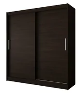 Szafy - Brązowa minimalistyczna szafa przesuwna T6-F90 - miniaturka - grafika 1