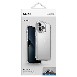 UNIQ etui Combat iPhone 14 Pro 6,1" przeźroczysty/ crystal clear - Etui i futerały do telefonów - miniaturka - grafika 9