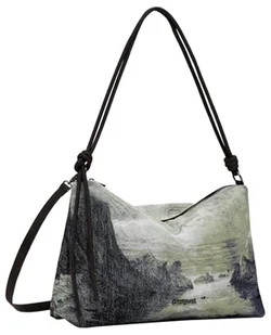 Desigual Torebka damska JAQUA_Lacroix, SHOULDERBAG, Czarny (Black) - Torebki damskie - miniaturka - grafika 1