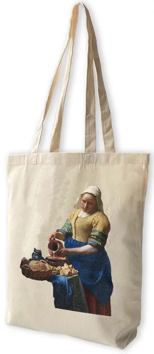 Torba bawełniana Mleczarka Jan Vermeer