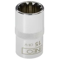 Klucze i nasadki - NEO-TOOLS Nasadka Spline 1/2 cala 15 mm - miniaturka - grafika 1