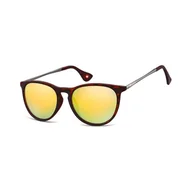 Okulary przeciwsłoneczne - Damskie okulary przeciwsłoneczne lustrzanki MS24B - miniaturka - grafika 1
