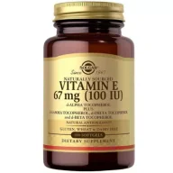 Witaminy i minerały - Solgar Vitamin E 67 mg (100 IU) Suplement diety 100 kaps. - miniaturka - grafika 1