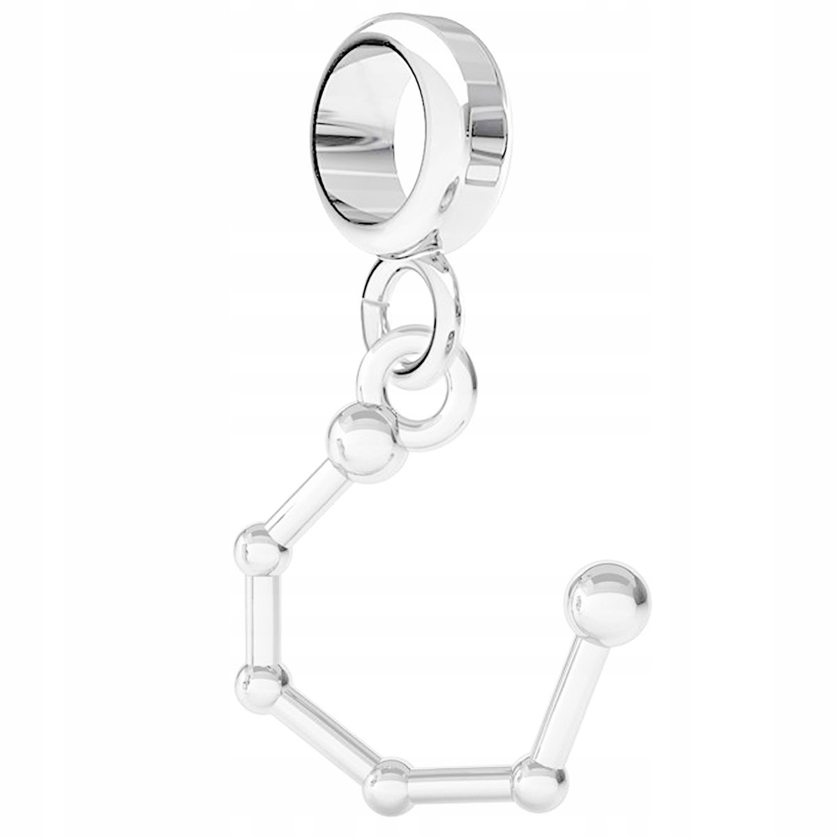 Charms Srebrny z Gwiazdozbiorem Kosmos Gwiazdozbiór Gwiazdy Star SREBRO 925