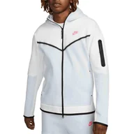 Bluzy sportowe damskie - Bluza z Kapturem Sportswear Tech Fleece Rozmiar XL Biały - DV0537-121 - miniaturka - grafika 1
