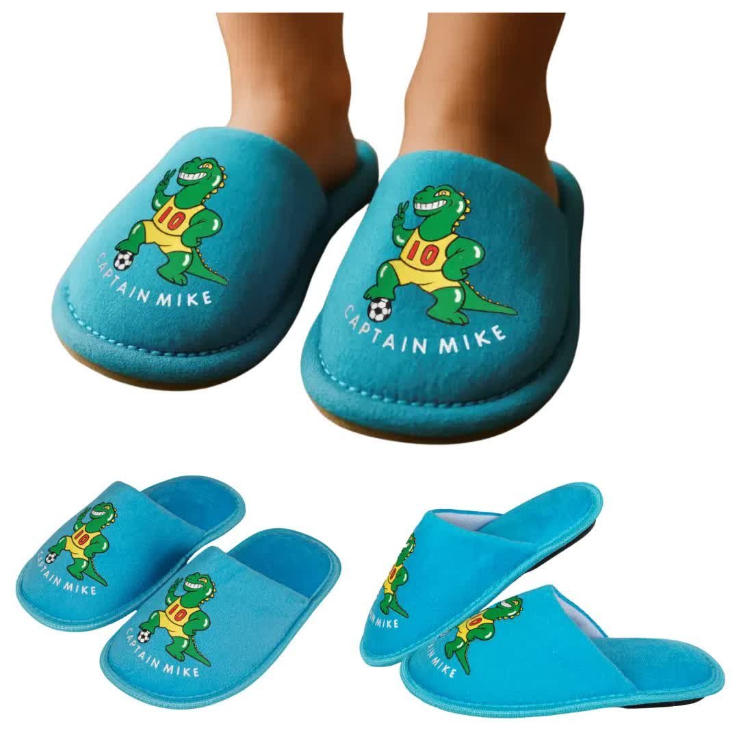 Kapcie dziecięce laczki Football piłka nożna wygodne wsuwane Captain Mike 30
