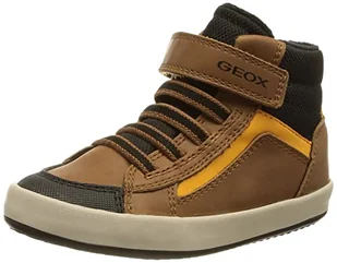 Geox J Gisli Boy Sneakersy Chłopcy,Lt Brown Black,25 EU - Buty dla chłopców - miniaturka - grafika 1
