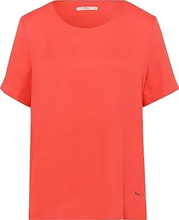 BRAX Damski styl Vilma MAT połyskująca bluzka z wiskozy, pomarańczowa, 42, pomarańczowy, 42 - Bluzki damskie - miniaturka - grafika 1