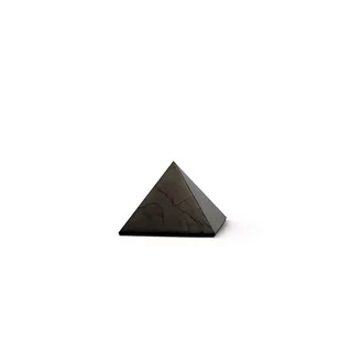 Koloidní stříbro s.r.o. Piramida szungitowa 4 x 4 cm - Akcesoria medycyny naturalnej - miniaturka - grafika 1