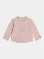 Bluzki damskie - Tommy Hilfiger Bluzka KN0KN01917 Różowy Regular Fit - miniaturka - grafika 1