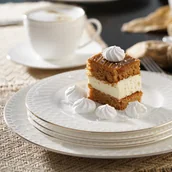 Serwisy obiadowe - Serwis obiadowo kawowy porcelanowy na 6 osób ROMA GOLD - miniaturka - grafika 1