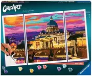 Malowanie po numerach - CreArt Malowanie po numerach Rzym Panorama 20238 - miniaturka - grafika 1