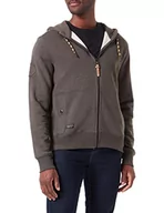 Kurtki męskie - Camel Active Męska Kurtka Z Dzianiny 409401/8W11, Dark Brown, M - miniaturka - grafika 1