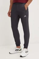 Spodnie męskie - adidas spodnie dresowe kolor szary gładkie JG1264 - miniaturka - grafika 1