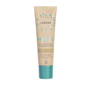 LUMENE MATTE CONTROL PODKŁAD MATUJĄCY 3 FRESH APRICOT 30ML - Podkłady do twarzy - miniaturka - grafika 1