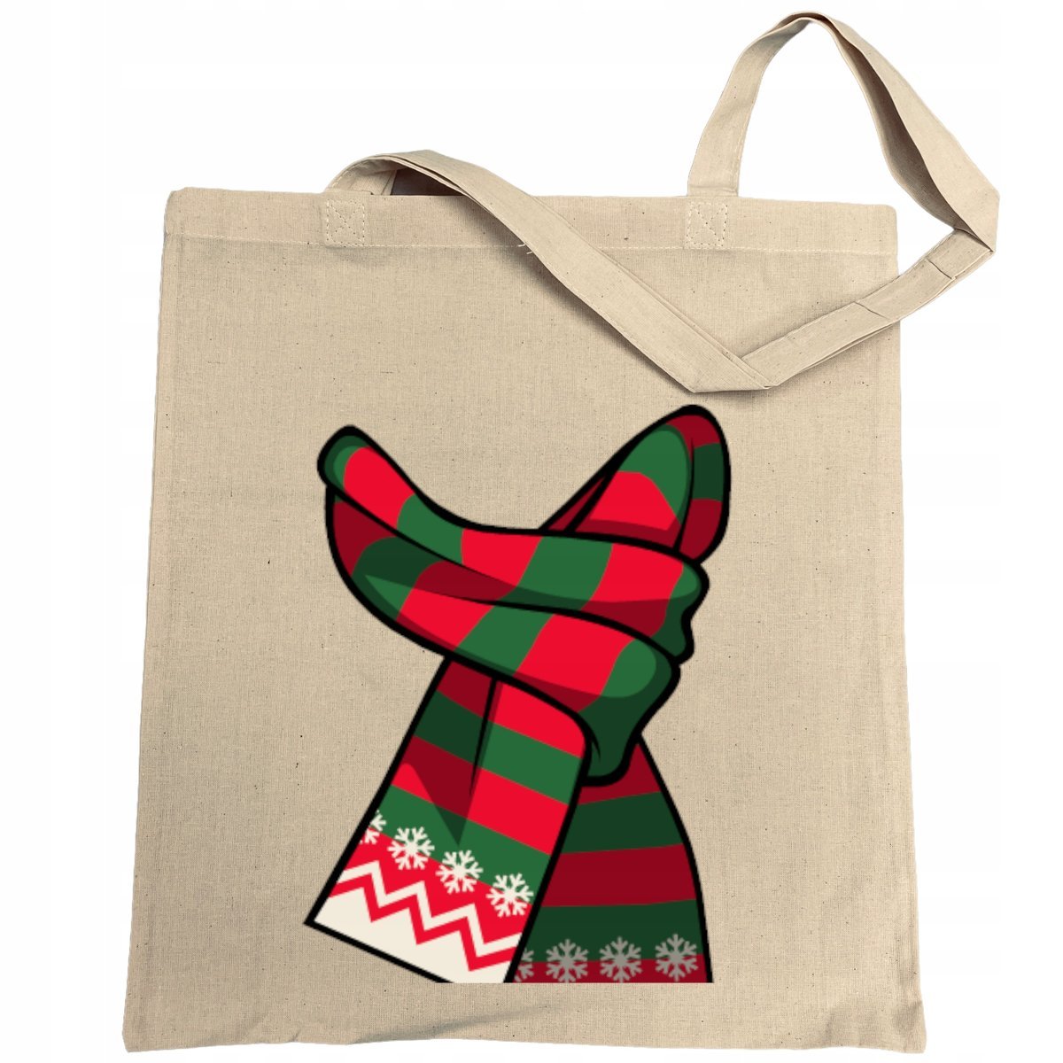 Torba na zakupy nadruk Krawat Świąteczny
