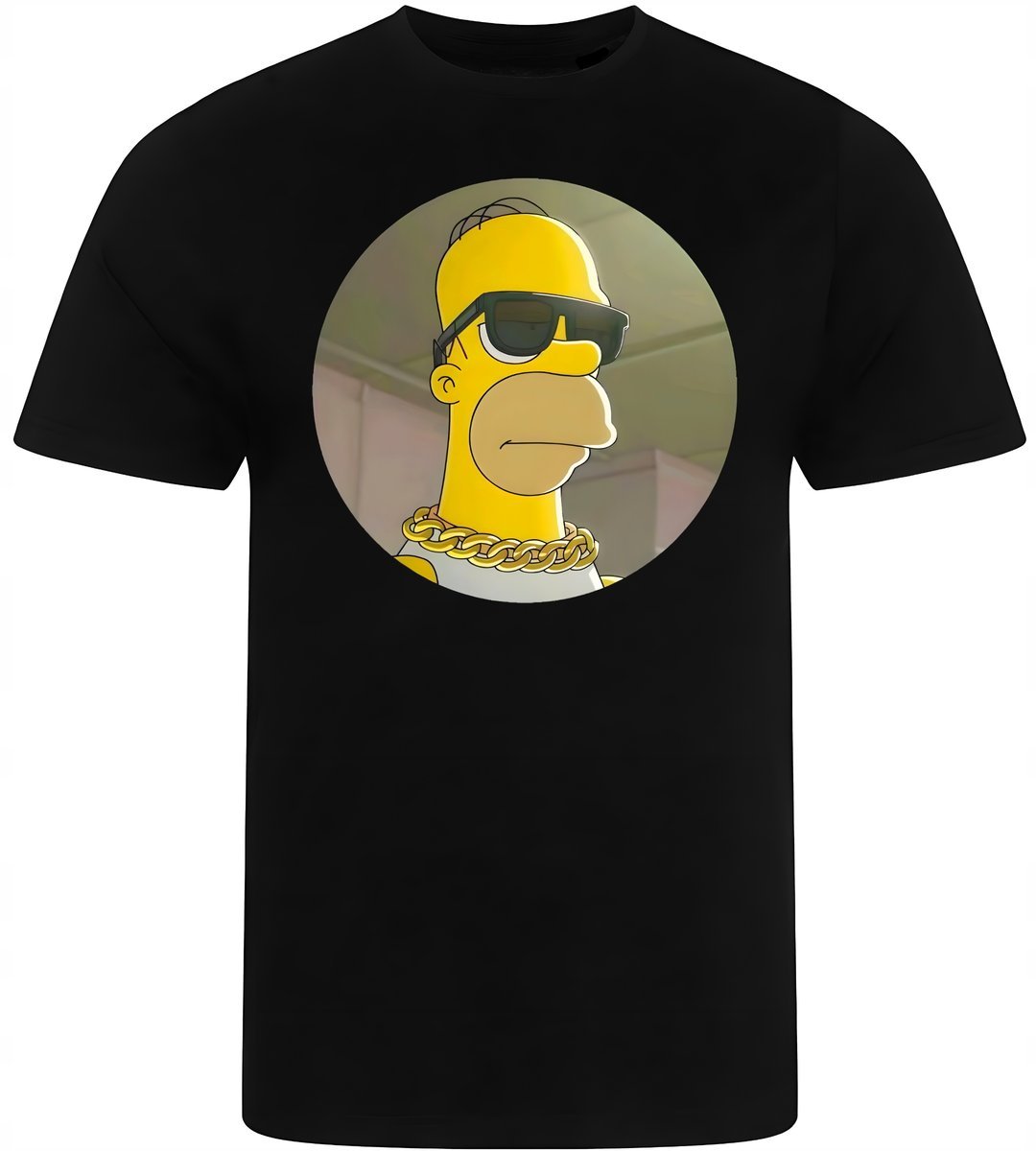 Koszulka Męska Nadruk Śmieszna Simpsons Prezent Premium M