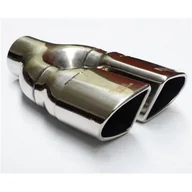 Układ wydechowy - akcesoria - Końcówka tłumika wydechu 2x71x71mm R 58mm - miniaturka - grafika 1