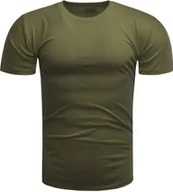 Koszulki męskie - Koszulka męska t-shirt gładki zielony Recea - miniaturka - grafika 1