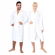 Szlafroki męskie - ﻿Szlafrok hotelowy prestige 100% bawełna roz. M - miniaturka - grafika 1