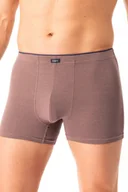 Majtki męskie - KEY BOKSERKI MĘSKIE MXH 358 B25 XXL BRĄZOWY - miniaturka - grafika 1