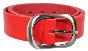 Pasek Damski Skórzany CEZ-MAR (PL) Skóra Naturalna Licowa Gładki 40 mm CZERWONY - Paski Pasek Damski Skórzany CEZ-MAR (PL) Skóra Naturalna Licowa Gładki 40 mm CZERWONY - Paski - miniaturka - grafika 3