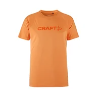 Koszulki męskie - Męska Koszulka z krótkim rękawem CRAFT CORE ESSENCE LOGO TEE M 1911786-533000 – Pomarańczowy - miniaturka - grafika 1