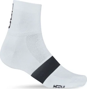 Giro Skarpety GIRO CLASSIC RACER white black roz. M 40-42 - Skarpety termoaktywne - miniaturka - grafika 1