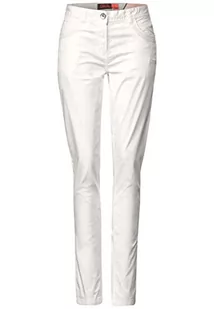 Cecil Damskie spodnie materiałowe z cekinami, Vanilla White, 27W / 30L - Spodnie damskie - miniaturka - grafika 1
