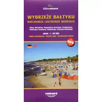 Wybrzeże Bałtyku Niechorze-Ustronie Morskie mapa turystyczna 1:50 000 - CartoMedia - Atlasy i mapy - miniaturka - grafika 1
