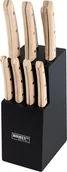 Noże kuchenne - Zestaw noży Homey's Bokträ, 9 elementów Czarny - miniaturka - grafika 1